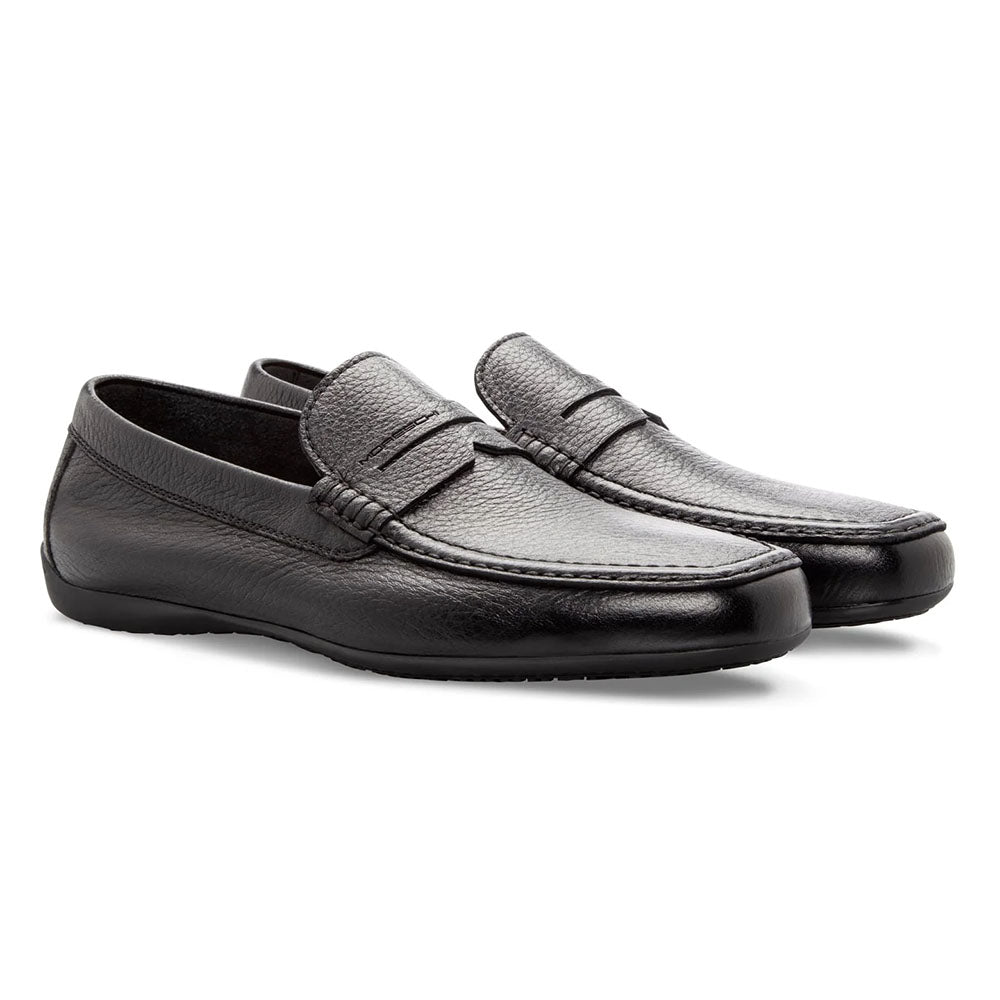 Moreschi Minorca Deerskin Penny Driving Shoe Brown