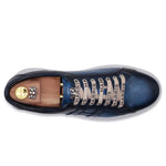 Harris Firenze 1913 Hand Painted Leather Sneaker Blue