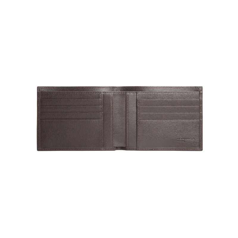 Moreschi Leather Horizontal Wallet Brown