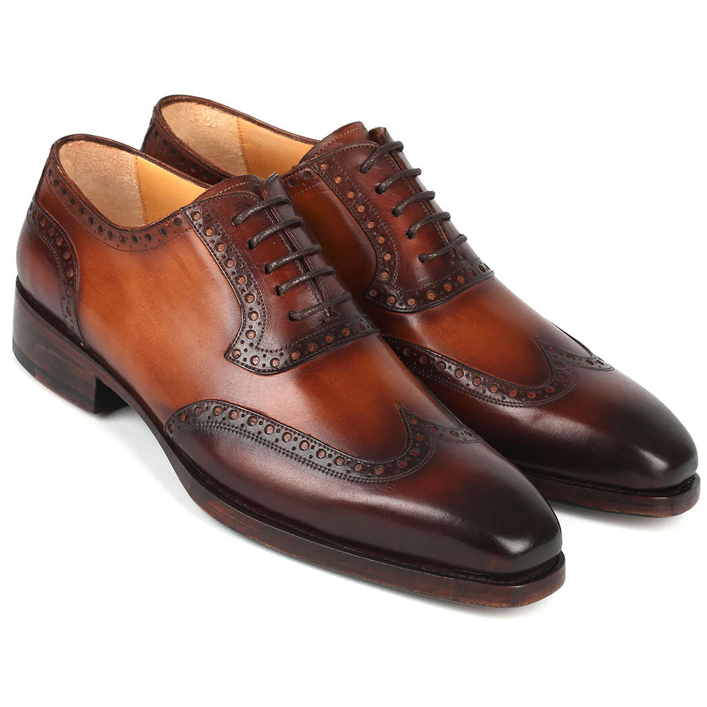 Paul Parkman Goodyear Welt Wingtip Oxfords Brown