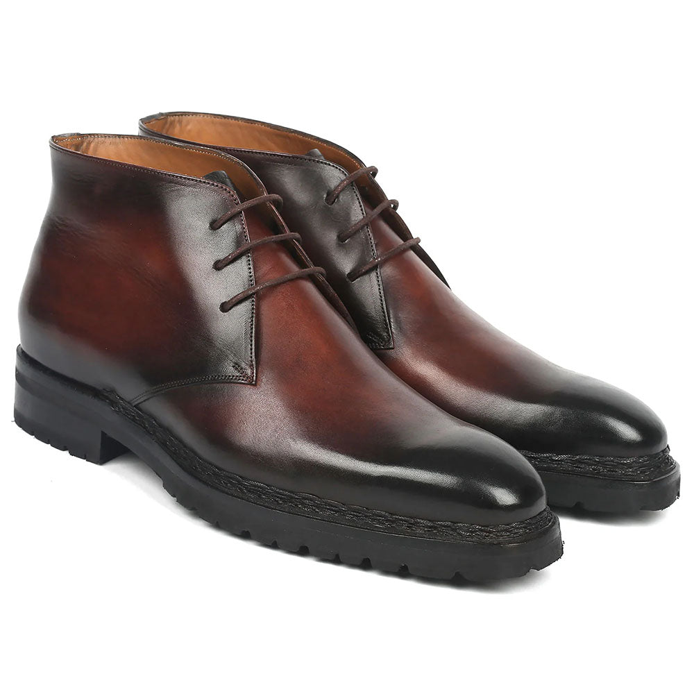 Paul Parkman Norwegian Welt Chukka Boots Brown
