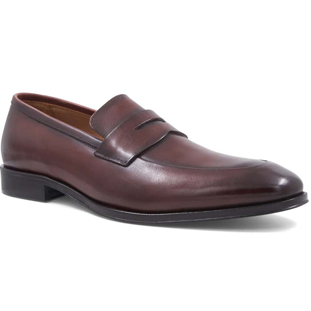 Bruno Magli Maioco Leather Slip On Loafer Cafe