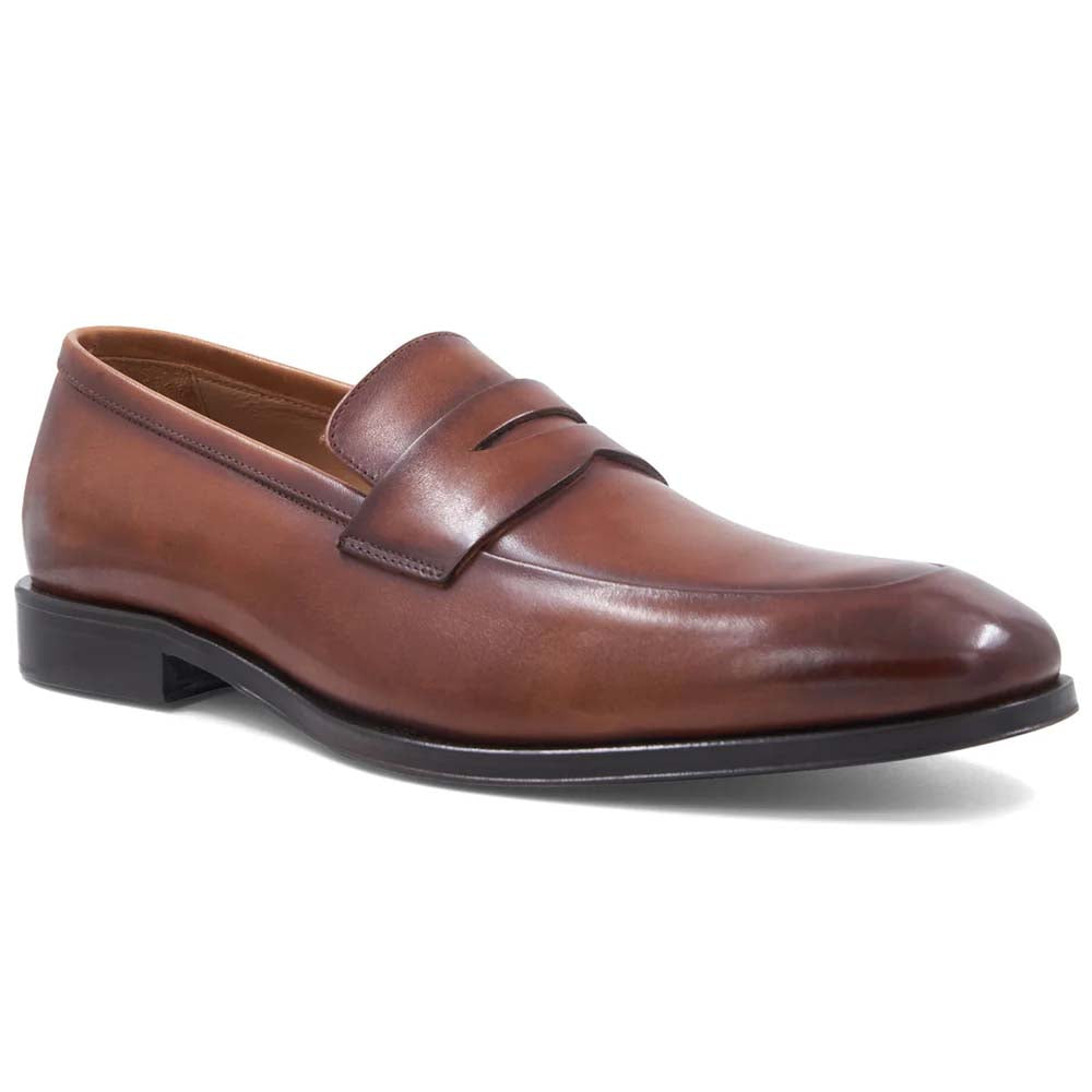 Bruno Magli Maioco Leather Slip On Loafer Cognac