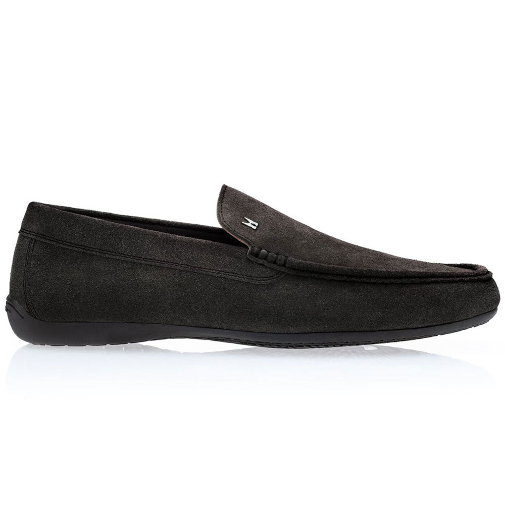 Moreschi Marbella Suede Slip-on Loafers Sage