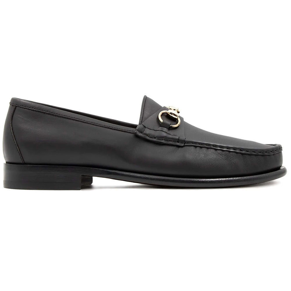 Il Gergo Mark Leather Bit Loafer Black