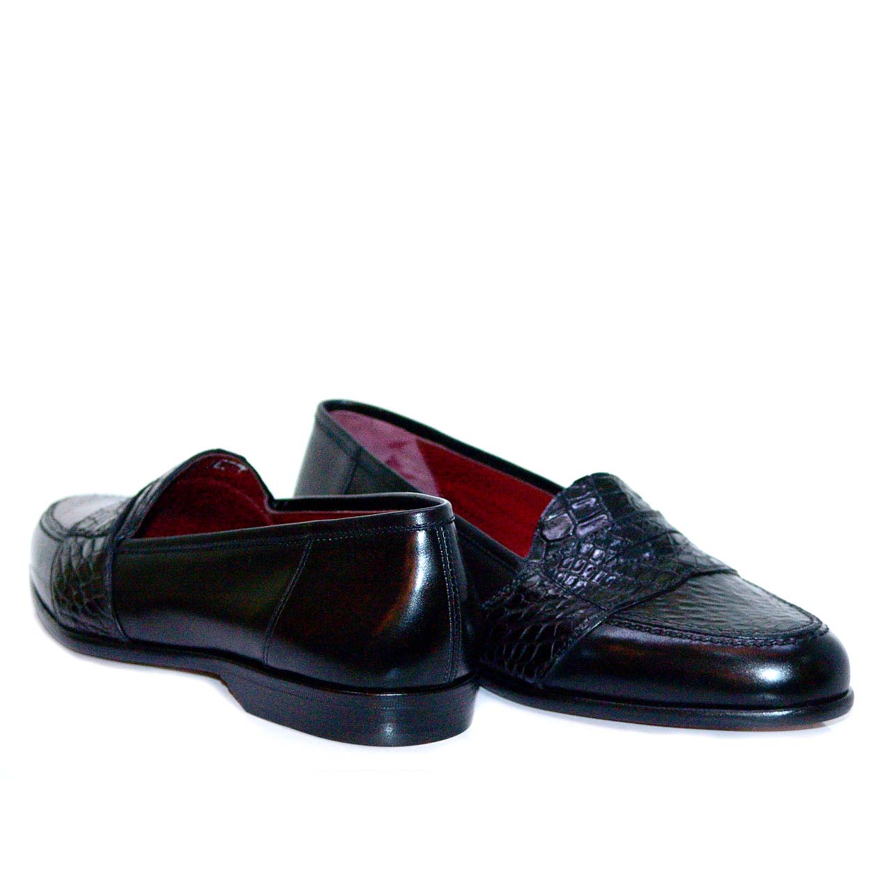 Romano Martegani Monza Alligator Low Vamp Loafer