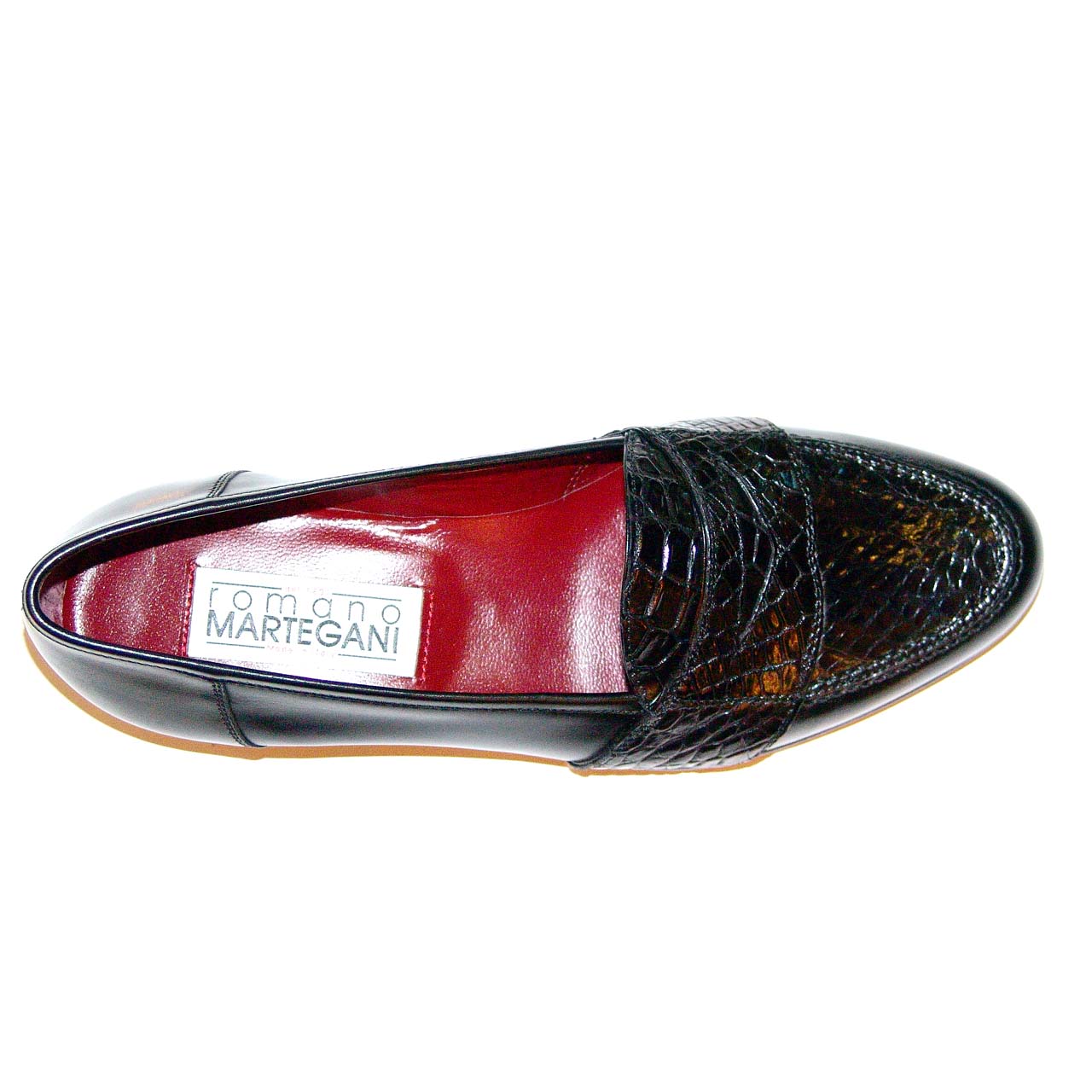 Romano Martegani Monza Alligator Low Vamp Loafer