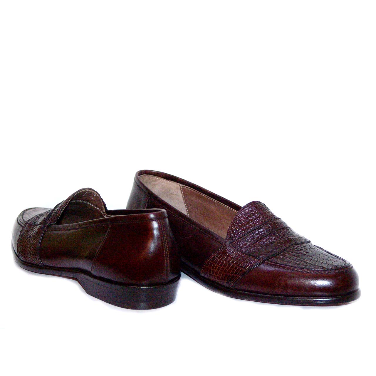 Romano Martegani Monza Alligator Low Vamp Loafer
