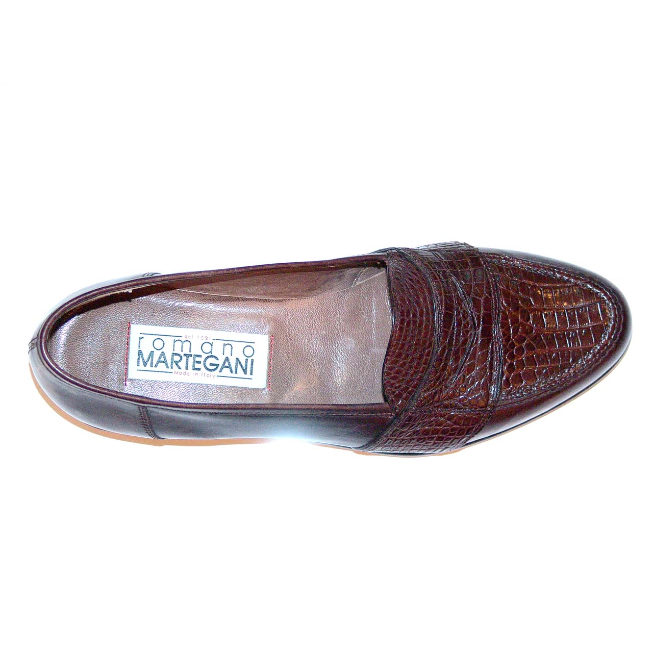 Romano Martegani Monza Alligator Low Vamp Loafer