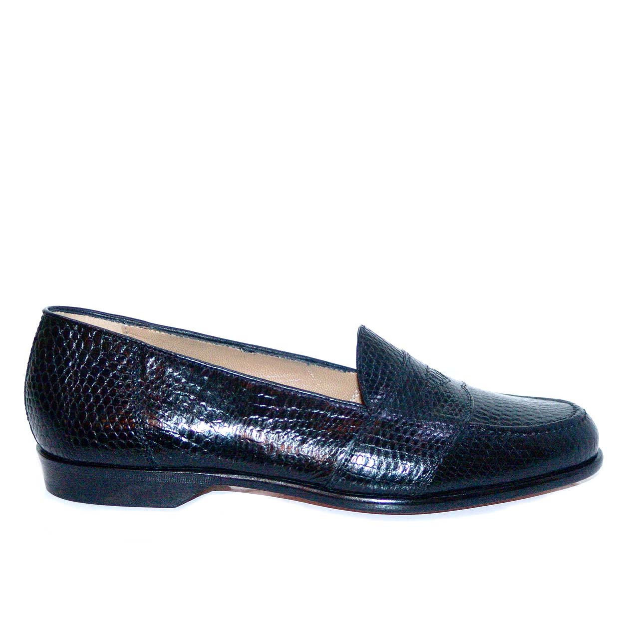 Romano Martegani Monza-Liz Lizard Low Vamp Loafer