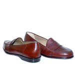 Romano Martegani Monza-Liz Lizard Low Vamp Loafer