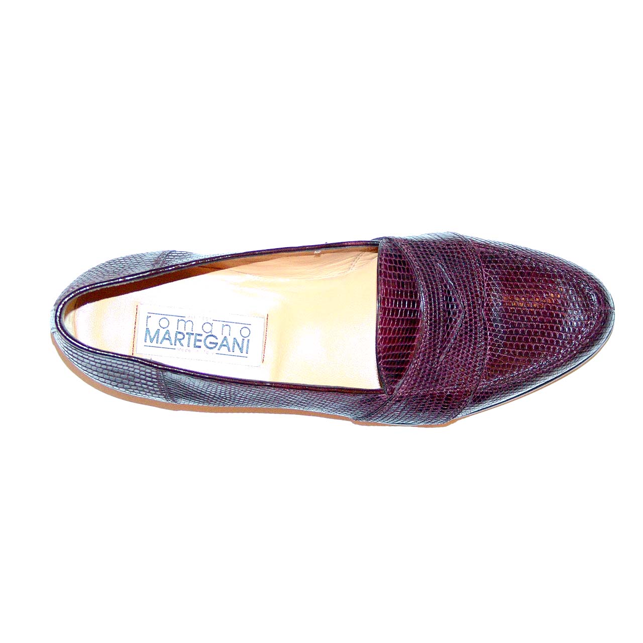 Romano Martegani Monza-Liz Lizard Low Vamp Loafer