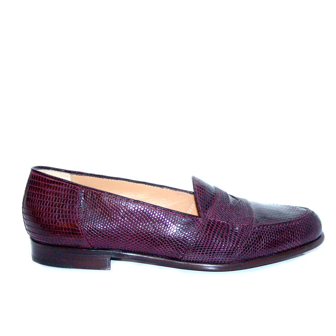 Romano Martegani Monza-Liz Lizard Low Vamp Loafer