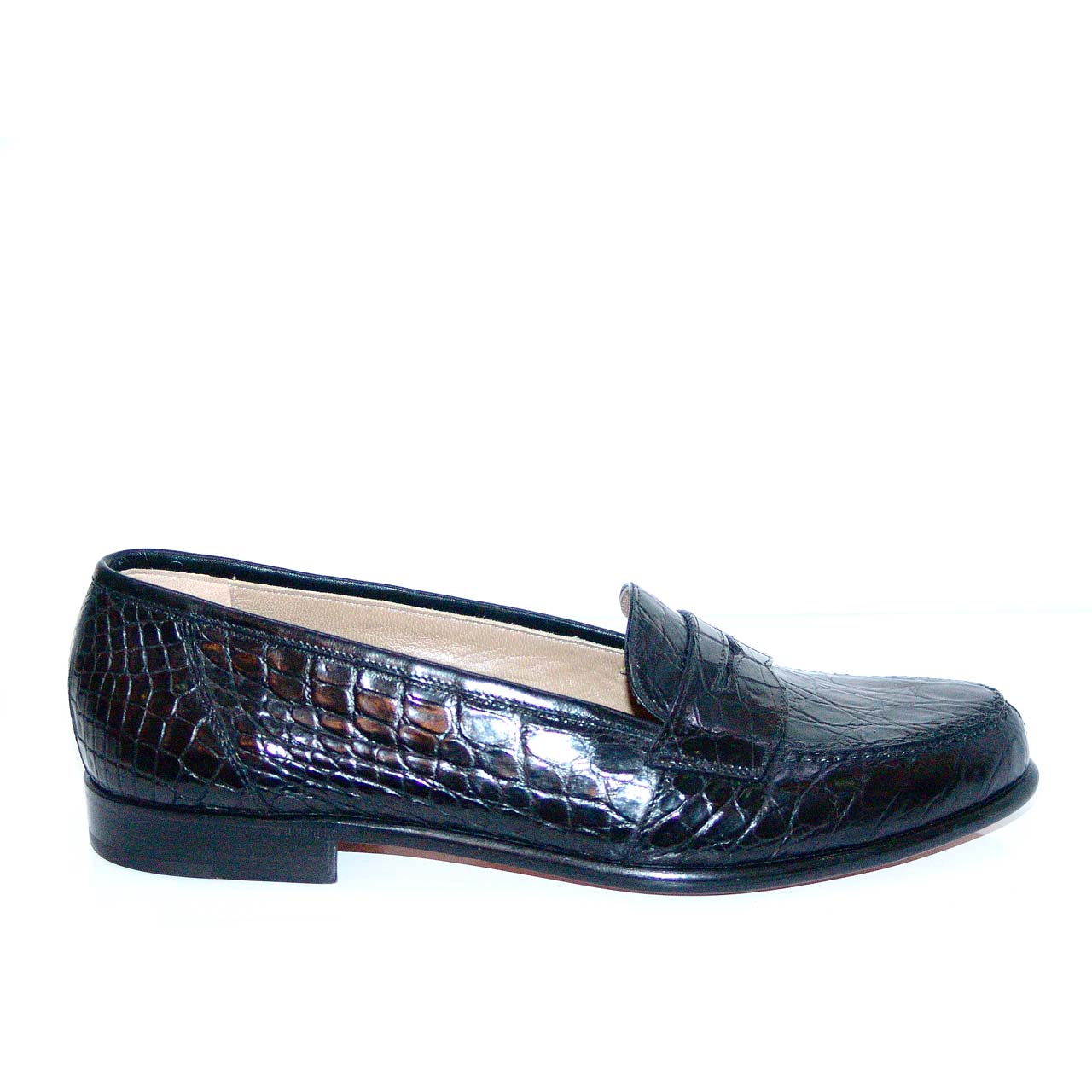 Romano Martegani Sardinia Crocodile Low Vamp Loafer