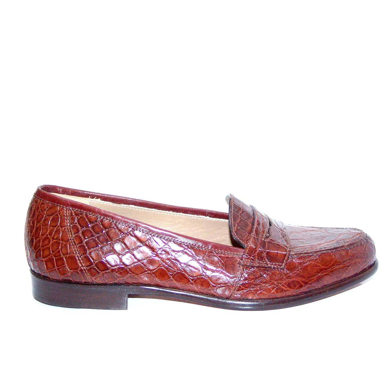 Romano Martegani Sardinia Crocodile Low Vamp Loafer