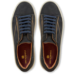 Bruno Magli Matteo Italian Suede Sneaker Navy