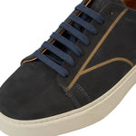 Bruno Magli Matteo Italian Suede Sneaker Navy