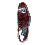 Mauri 2821 Alligator Plain Toe Lace Up