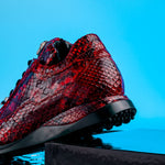 Mauri 8900 2 Python Sneakers Red