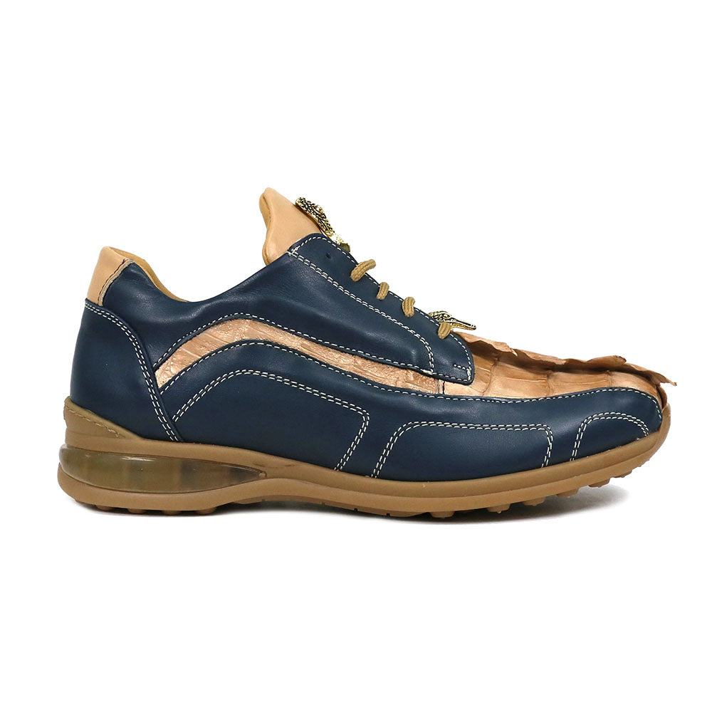 Mauri Flex M 799 Nappa/Hornback Tail Sneakers Wonder Blue/Champagne