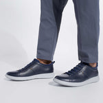 Samuel Hubbard Featherlight Flight Gore-Lace Sneaker Navy