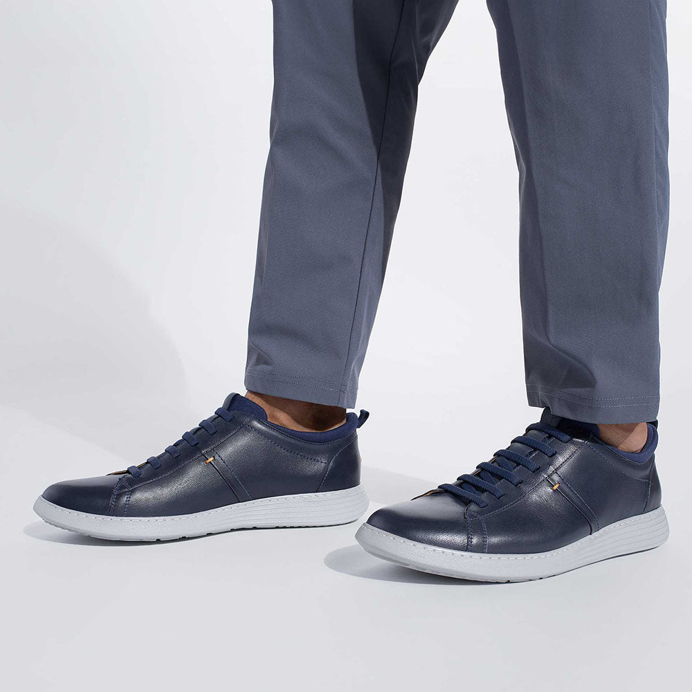 Samuel Hubbard Featherlight Flight Gore-Lace Sneaker Navy
