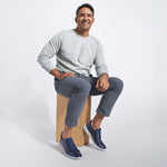 Samuel Hubbard Featherlight Flight Gore-Lace Sneaker Navy