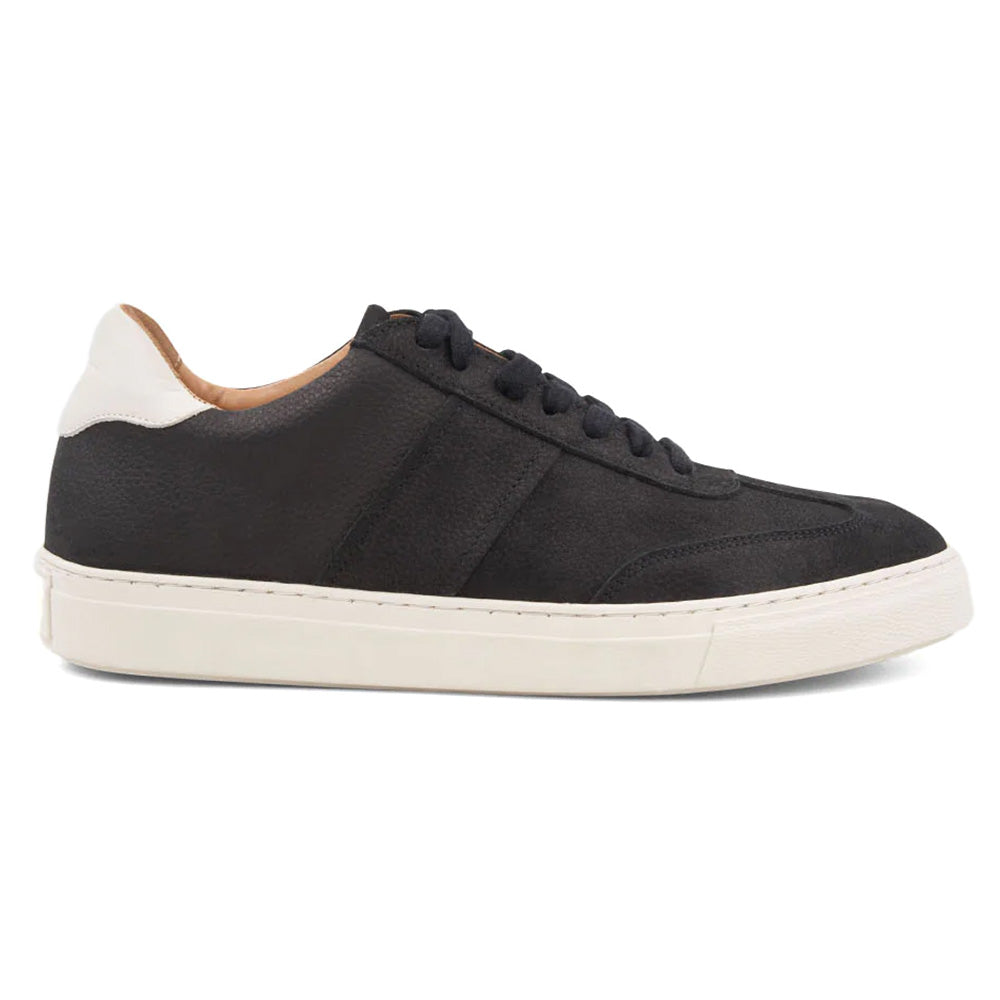 Aquatalia Metro Tumbled Calfskin Sneaker Black