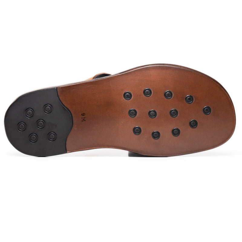 Mezlan 4669-C Crocodile & Calf Sandals Sport / Camel (EXCLUSIVE)