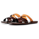 Mezlan 4669-C Crocodile & Calf Sandals Sport / Camel (EXCLUSIVE)