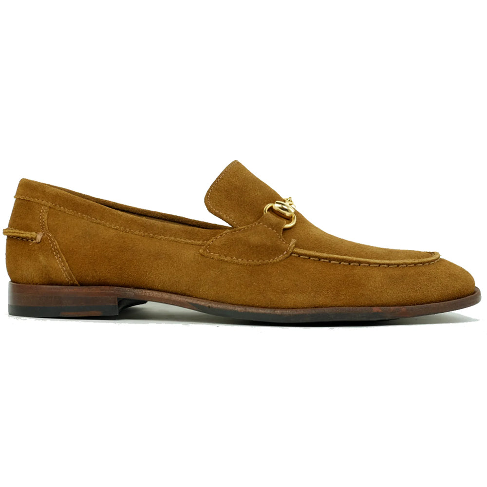 Alan Payne Miami Suede Bit Loafers Bourbon