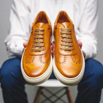 Michael Toschi Minnaar Sneakers Tan