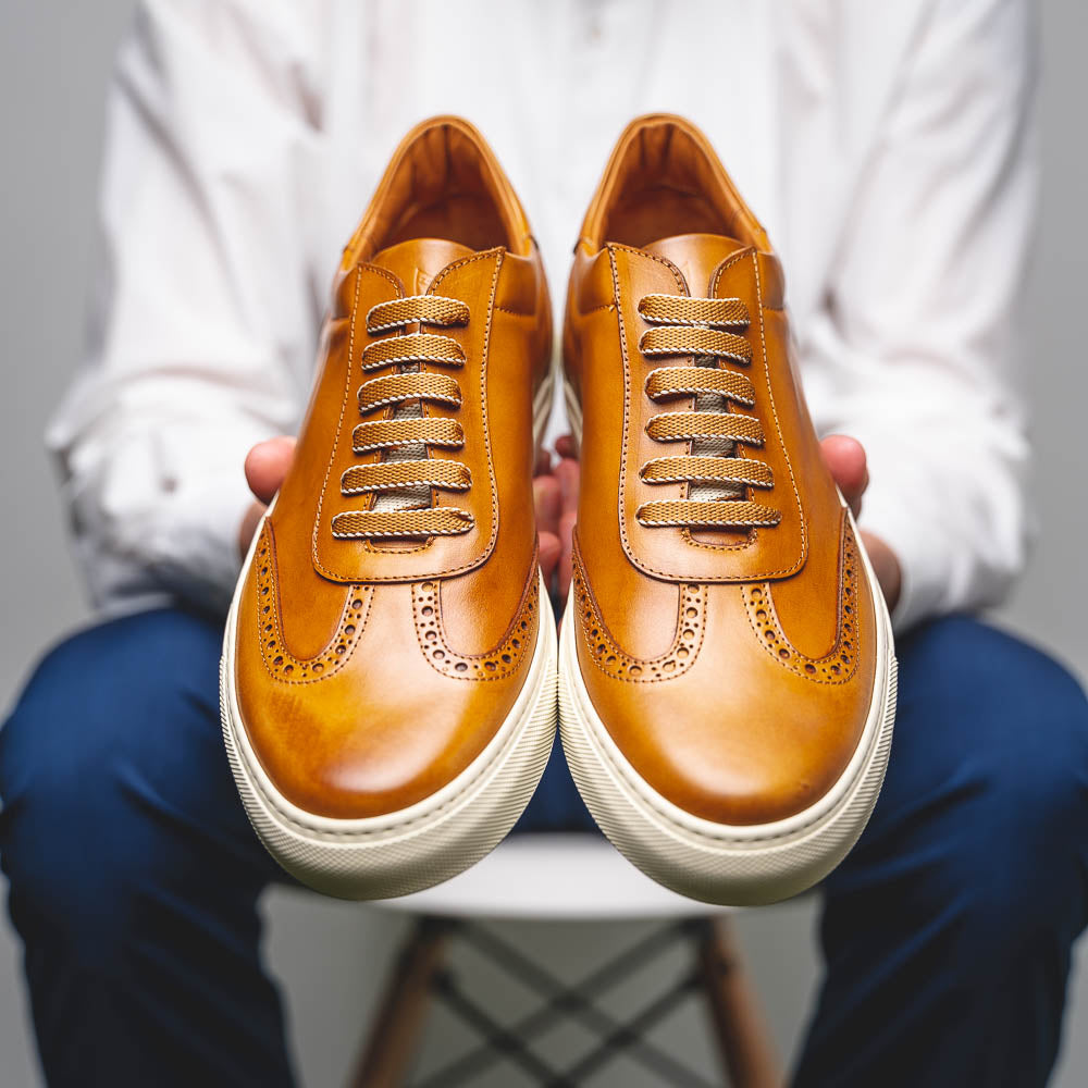 Michael Toschi Minnaar Sneakers Tan