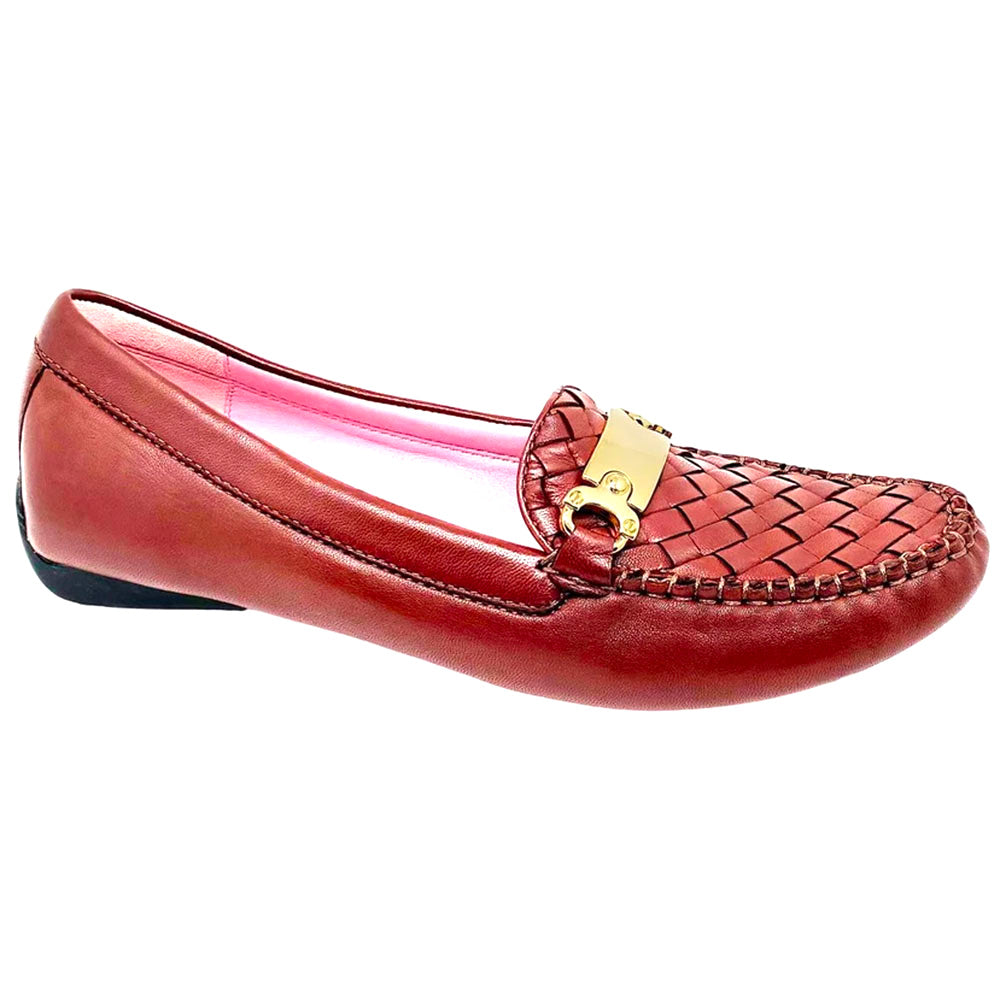 Robert Zur Women's Mirror True Glove Driving Shoes Luggage