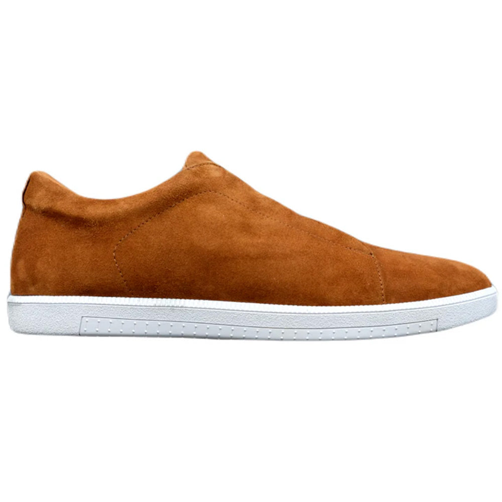 Alan Payne Monaco Suede Sneakers Tobacco