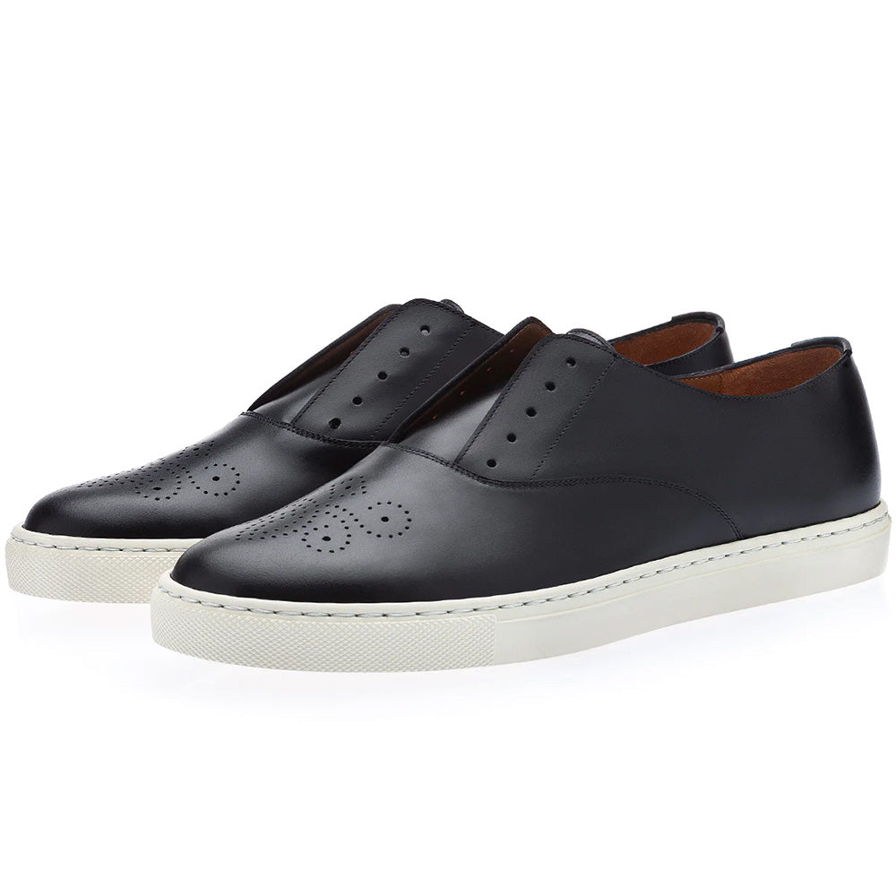 Superglamourous Newcastor Nappa Skate Sneakers Black