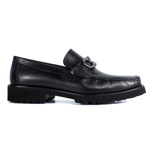 Corrente C178 Newport Bit Loafer Black