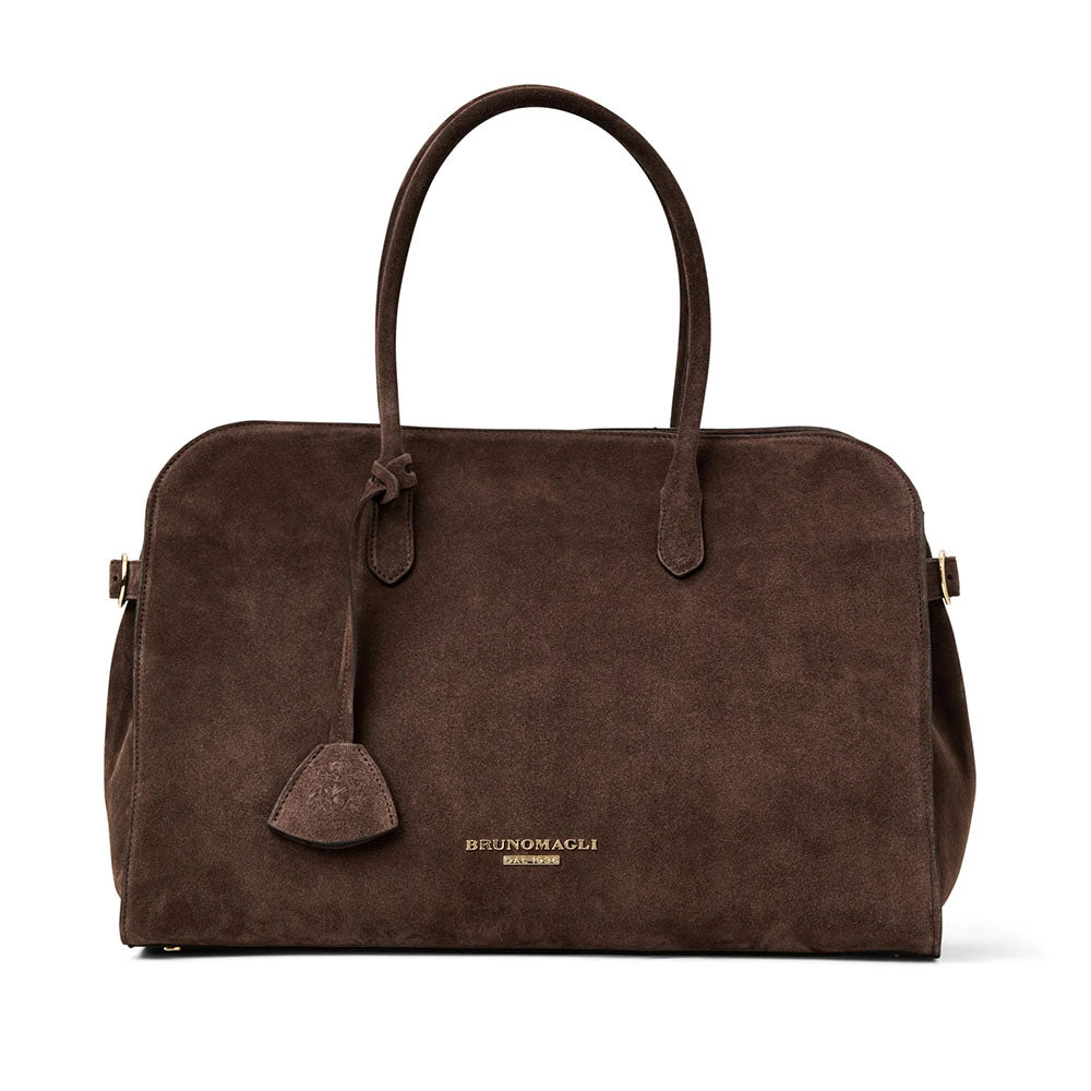 Bruno Magli Women's Norah Suede Handbag Brown