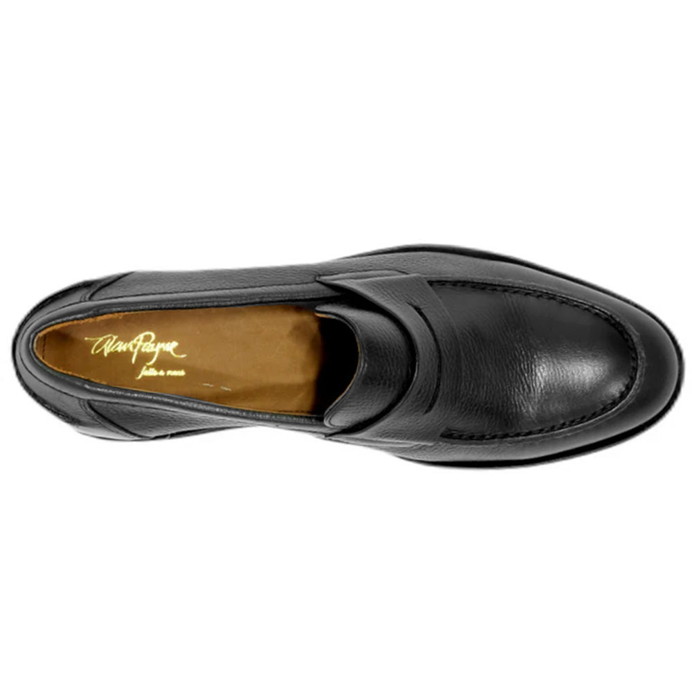 Alan Payne Naples Penny Loafers Black
