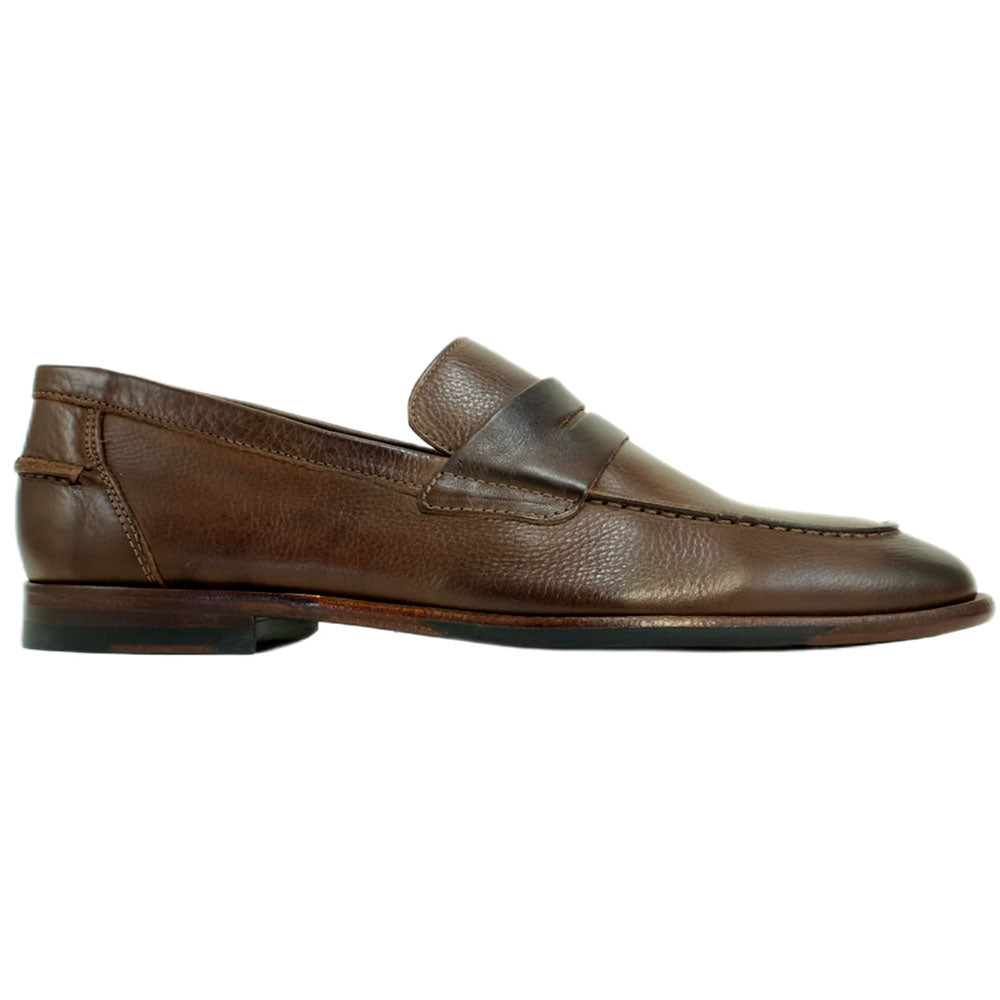 Alan Payne Naples Calfskin Penny Loafers Troy Brown