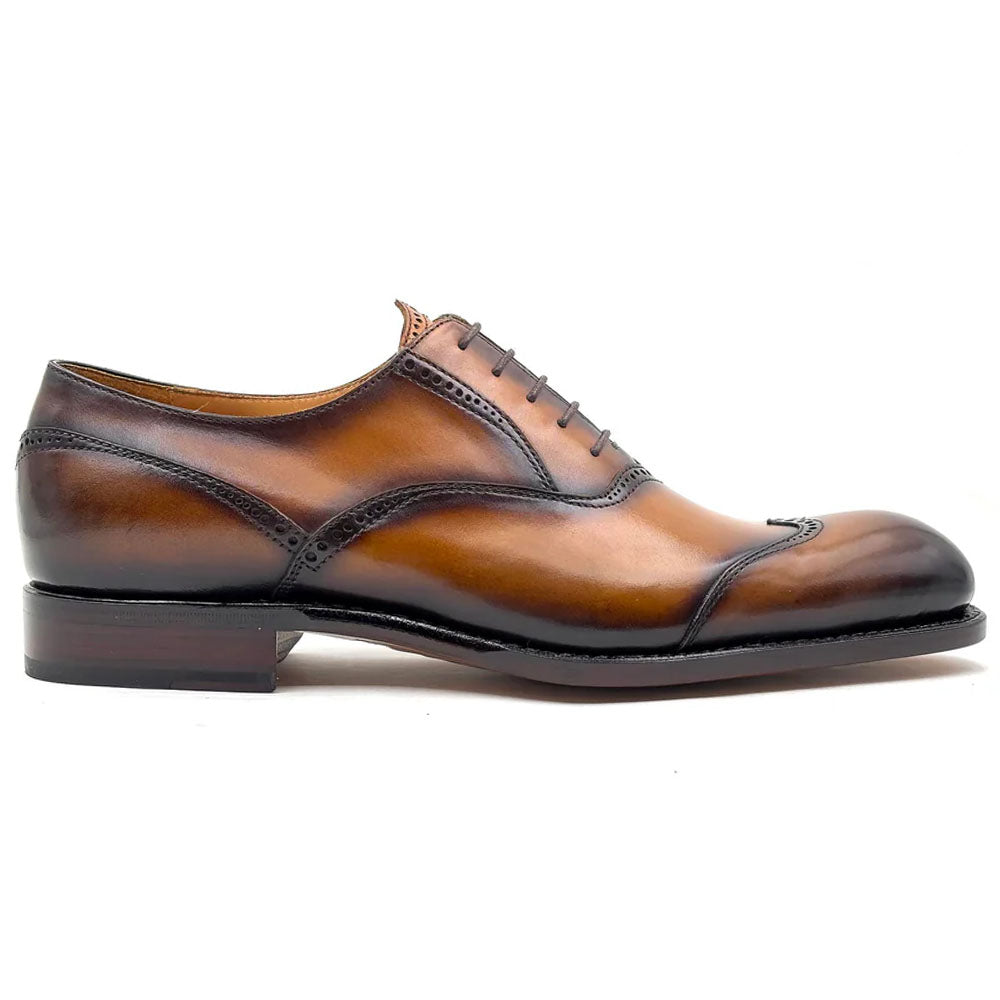 Ugo Vasare Nathan Leather Wingtip Oxford Caramel