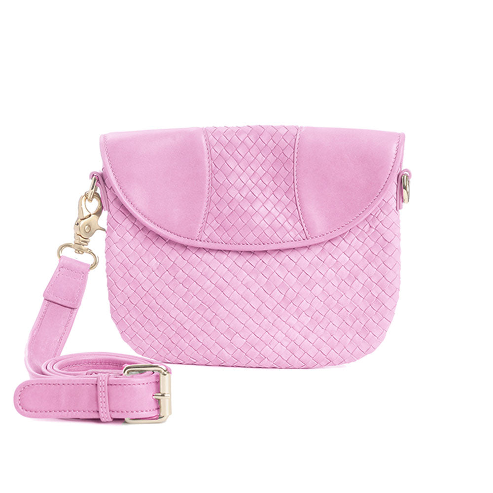 Robert Zur Women's Nola True Glove Woven Bag Petal