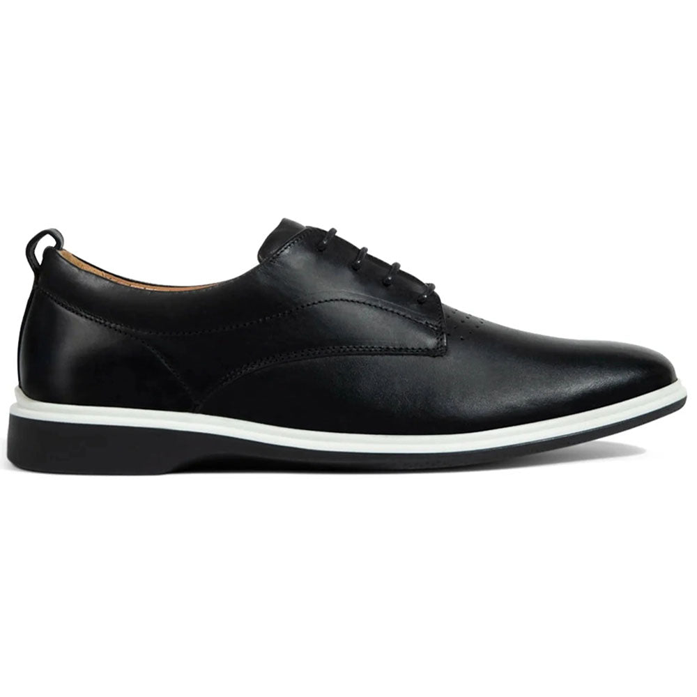 Paolo Shoes The Original Leather Plain Toe Derby Onyx