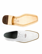 Belvedere Olivo Lizard Shoes White