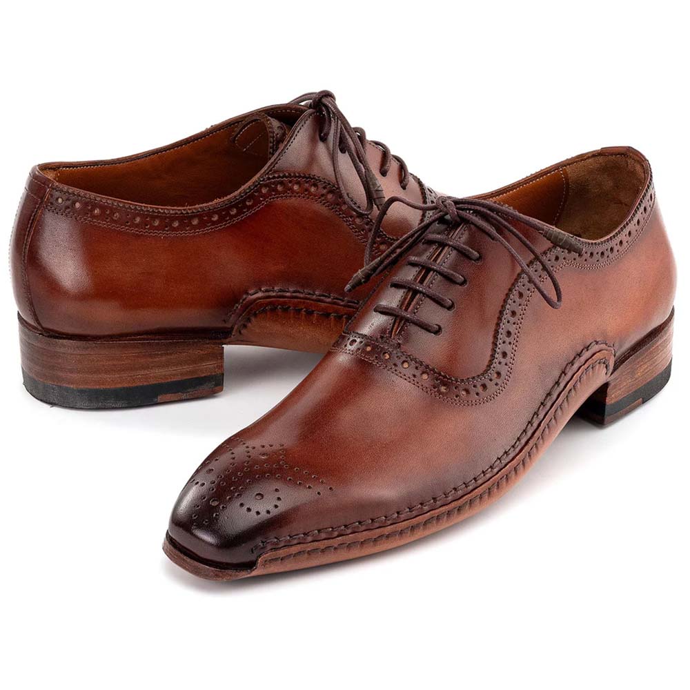 Paul Parkman Handmade Oxfords Burnished Brown