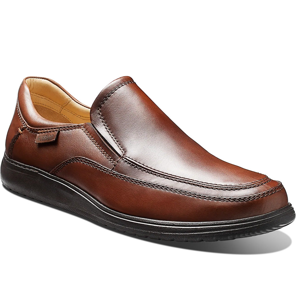 Samuel Hubbard Olema Featherlight Leather Loafer Antique Brown