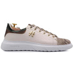 Harris Firenze 1913 Fine Detail Python Sneaker Beige
