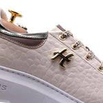 Harris Firenze 1913 Fine Detail Python Sneaker Beige