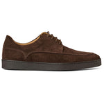 Bruno Magli Perseo Italian Suede Sneaker Dark Brown