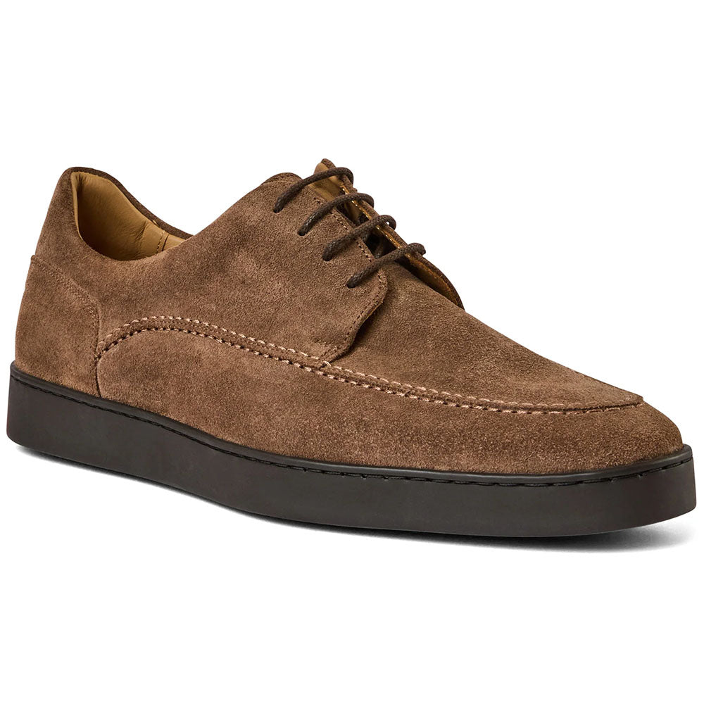 Bruno Magli Perseo Italian Suede Sneaker Taupe